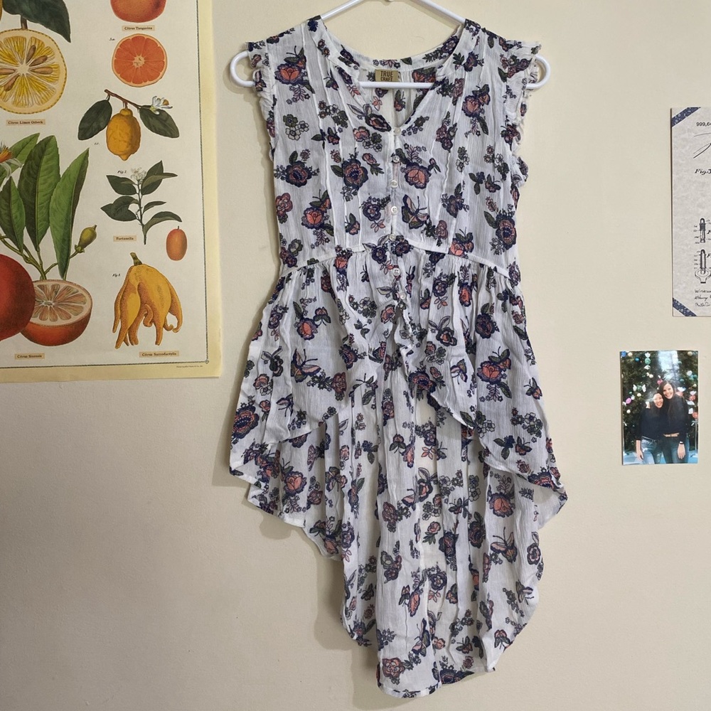 Butterfly + Floral Blouse